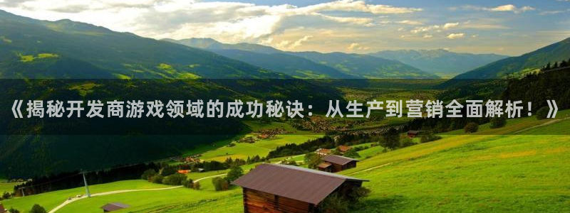 沐鸣2app：《揭秘开发商游戏领域的成功秘诀：从生产到营销全面解析！》